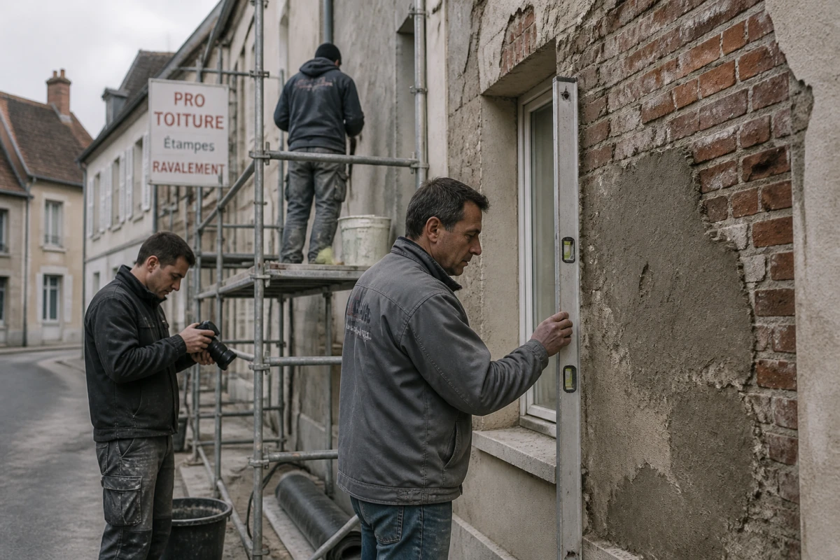 Ravalement façade Étréchy