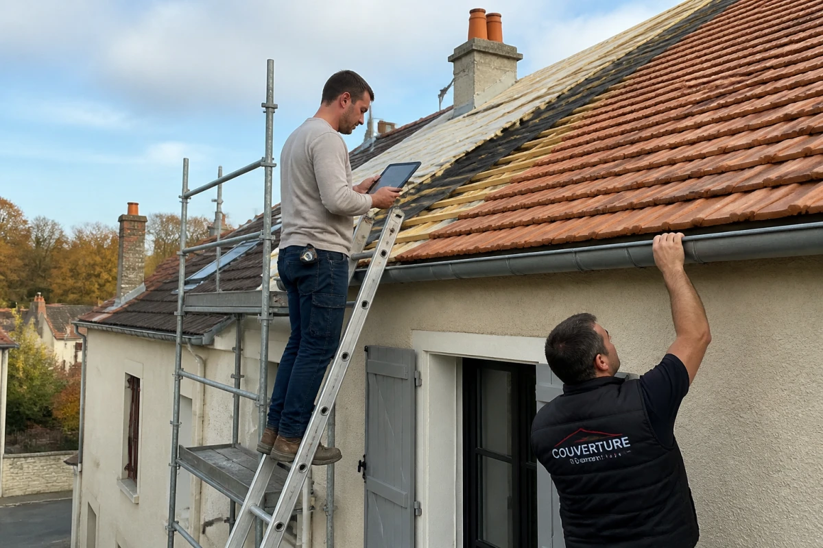 Réfection toiture Ormoy-la-Rivière