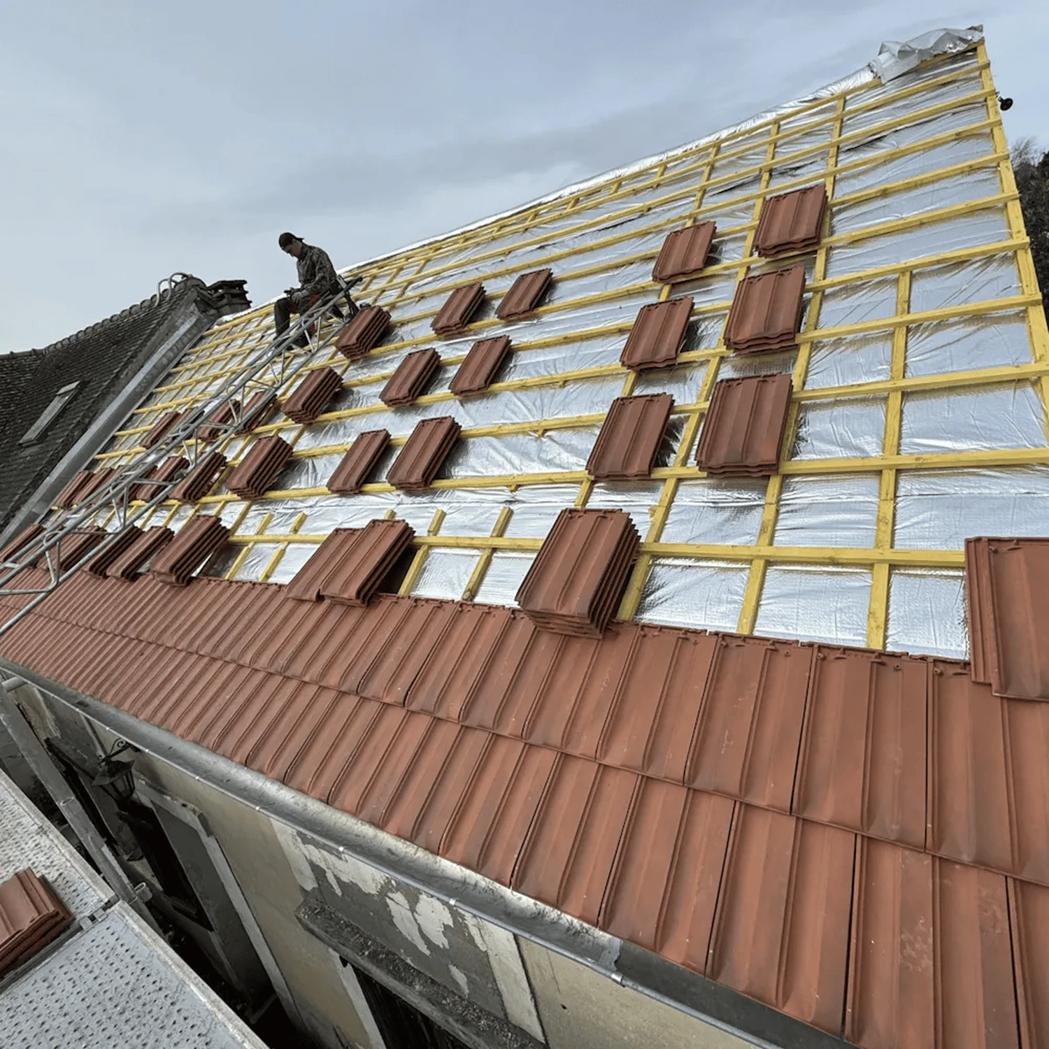 Rénovation de toiture à Étampes
